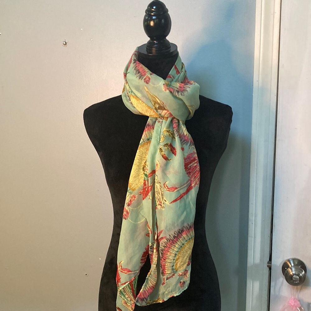 Floral scarf
